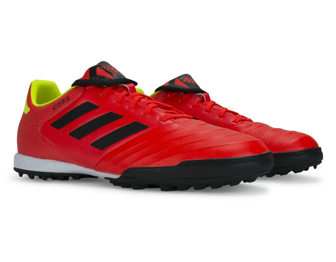 adidas Men's Copa 18.3 Turf Soccer Shoes Solar Red/Core Black