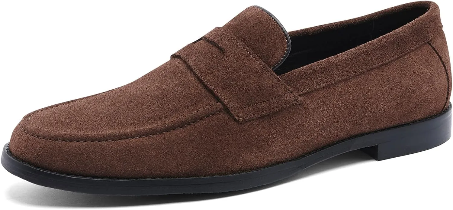Anthony Veer Sherman Penny Loafers for Men | Blake Stitch Construction | Ortholite® Cushioned Footbed