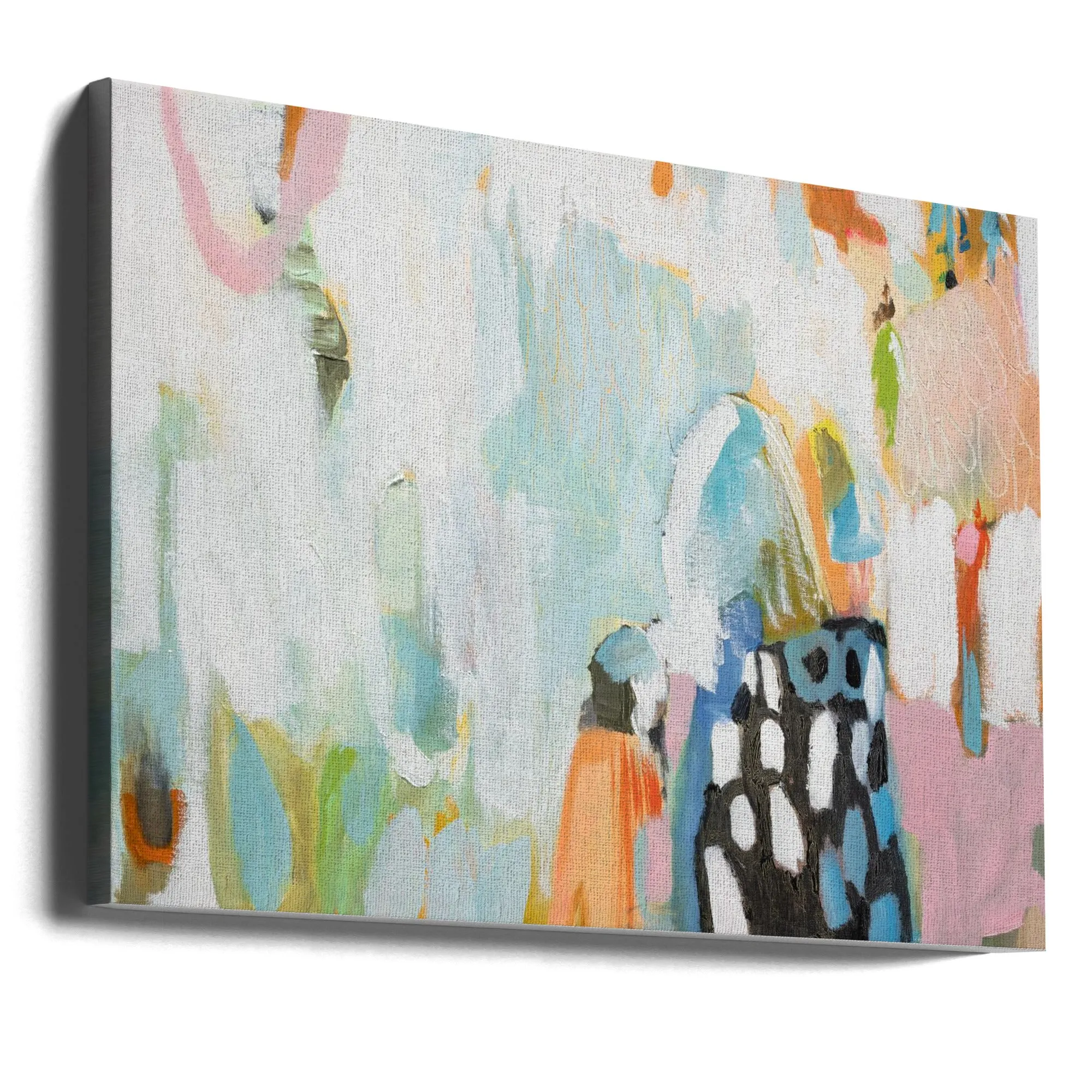 B W Abstract - Stretched Canvas, Poster or Fine Art Print