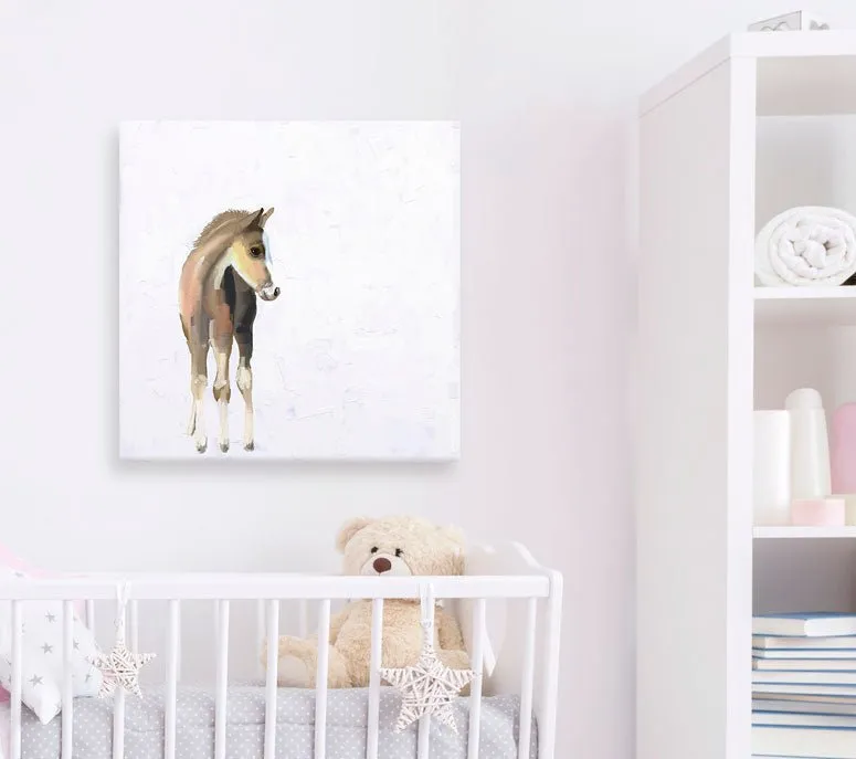 Baby Horse Canvas Wall Art