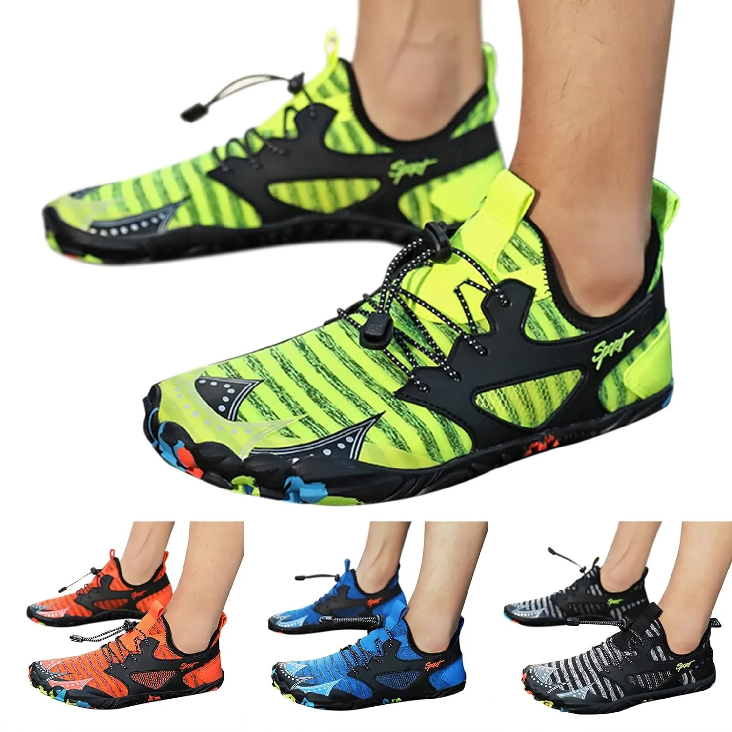 Barefoot Shoes for Water Sports Quick Dry Aqua Women Men Beach Swim Pool Surf Yoga Hiking Lightweight Non Slip Outdoor Activities