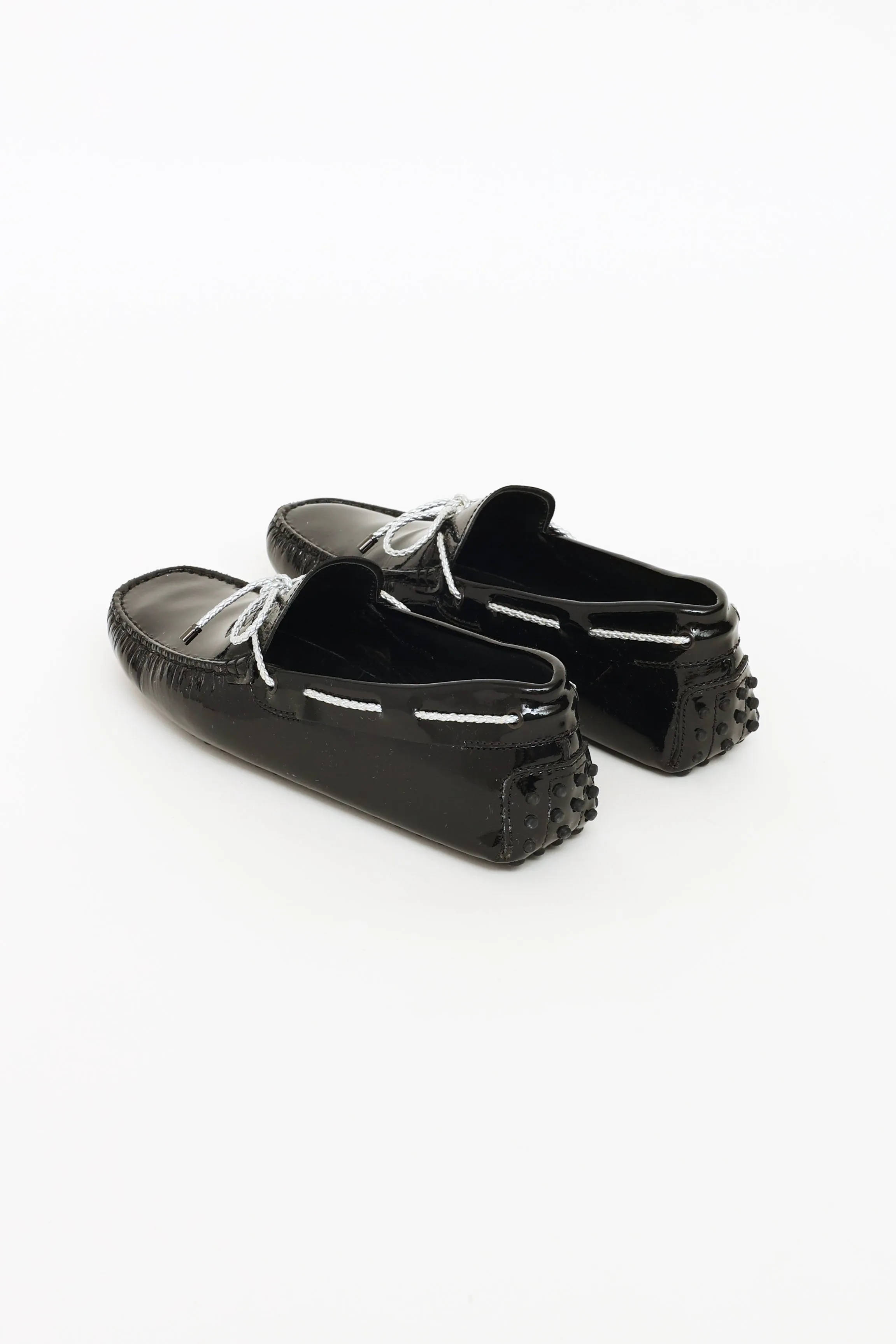 Black Patent Driving Loafer