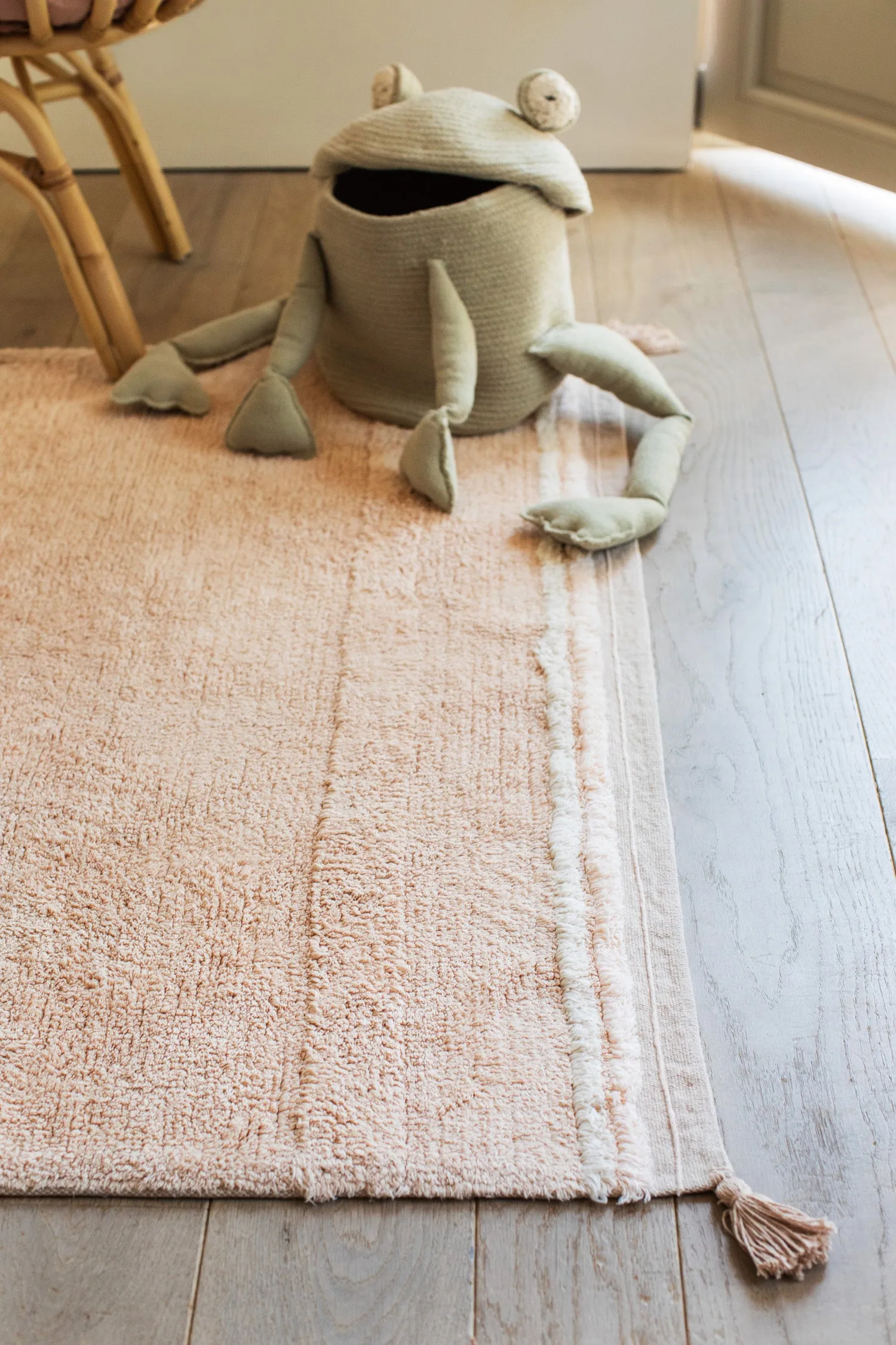 Bloom Washable Rug - Rose