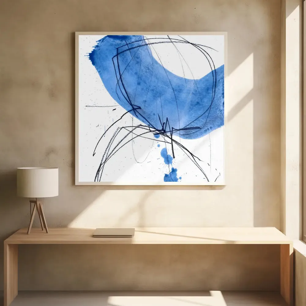 Blue - Stretched Canvas, Poster or Fine Art Print