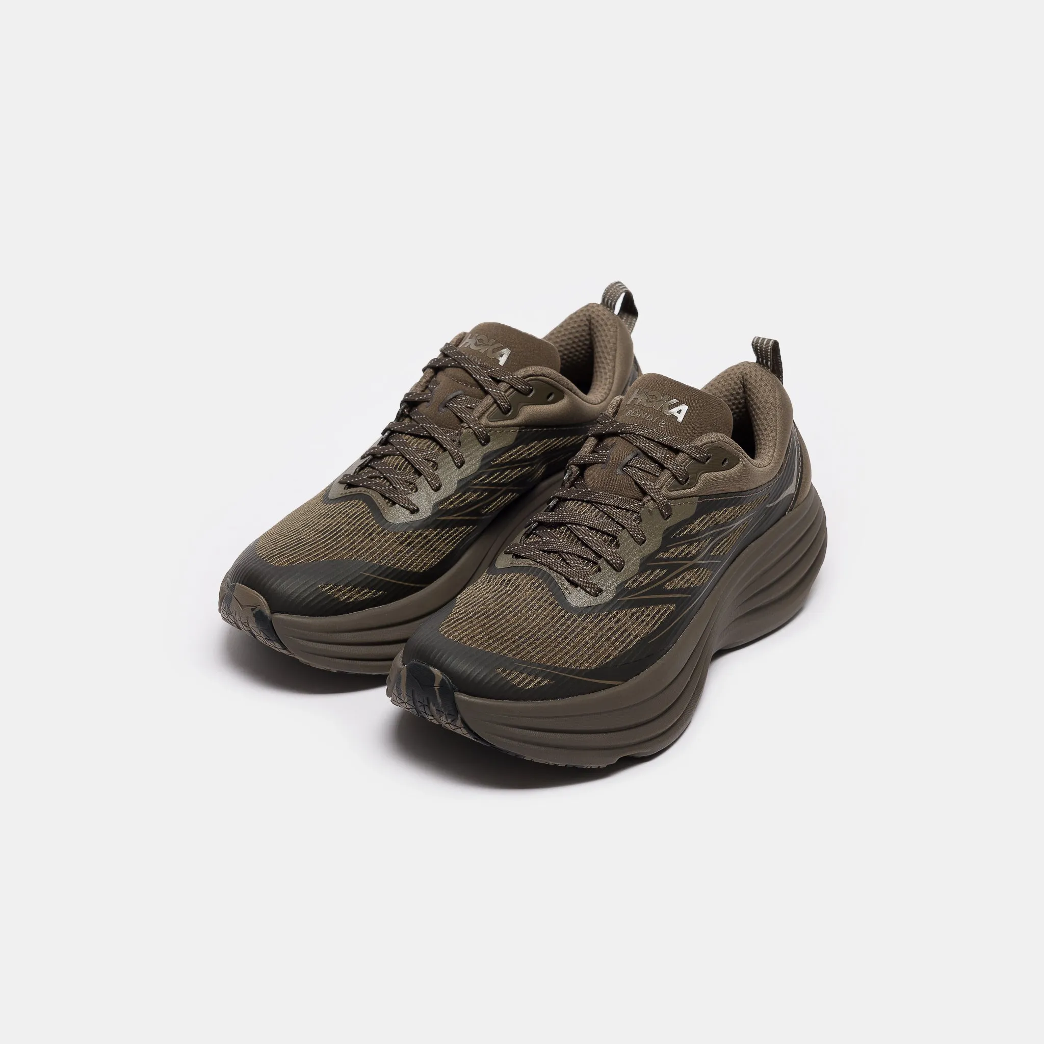 Bondi 8 TS Caged Sneaker in Umber/Deep Umber