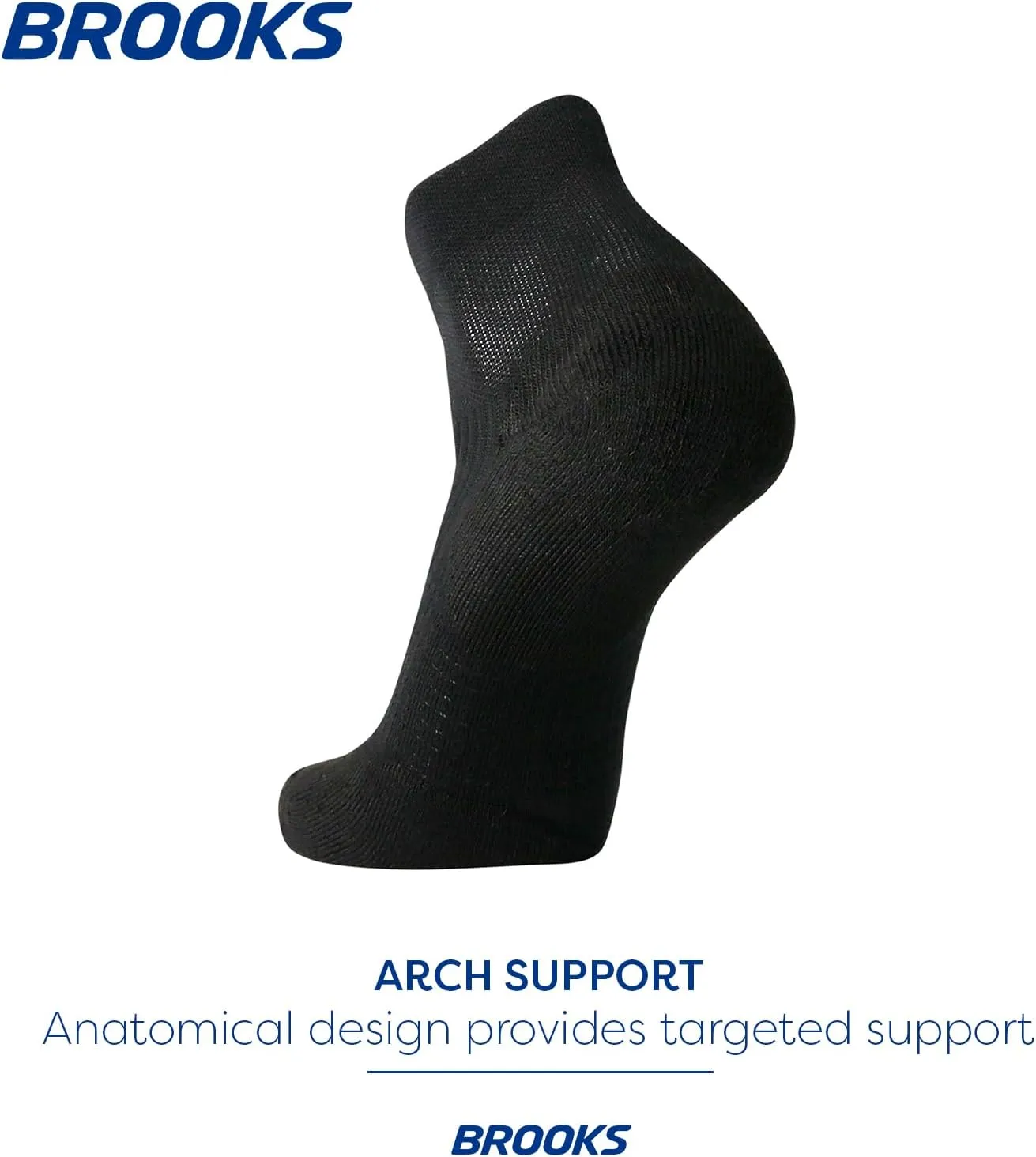 Brooks Ghost Quarter Socks I Performance Running Cushioned Socks with Arch Support for Men & Women
