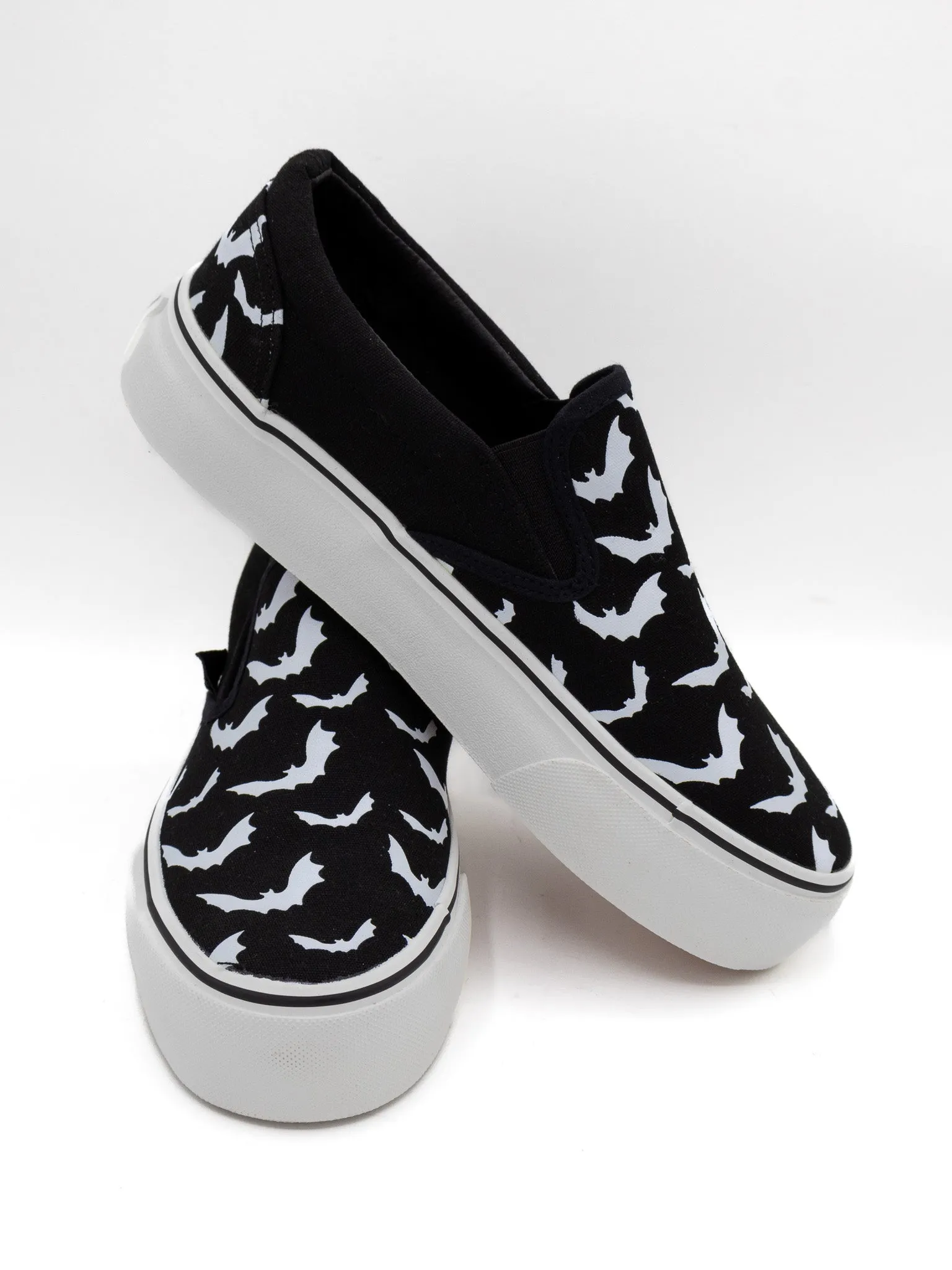 Chill Batty Slip On - Black and White -  Y.R.U.