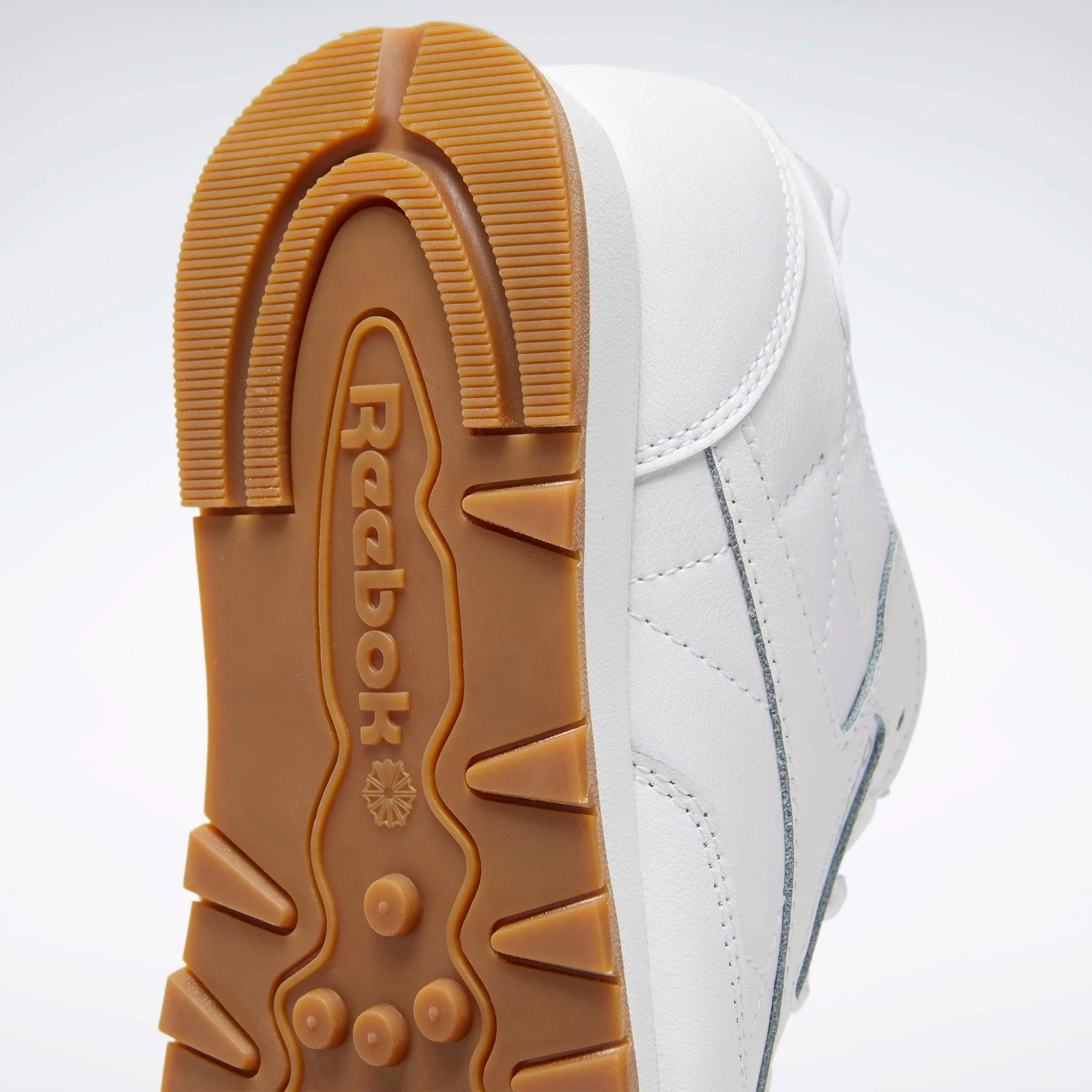 Classic Leather Shoes - Big Kids White/White