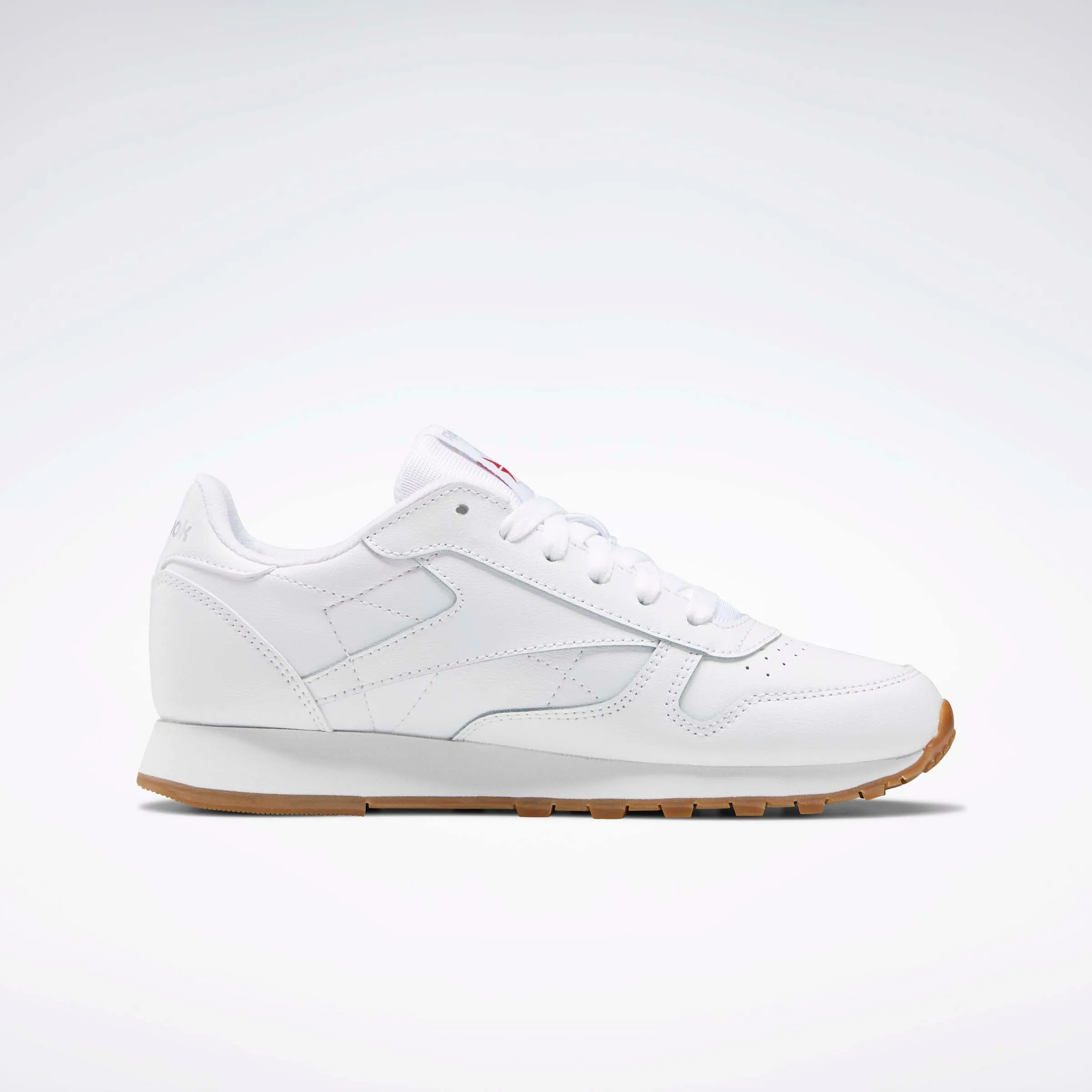 Classic Leather Shoes - Big Kids White/White