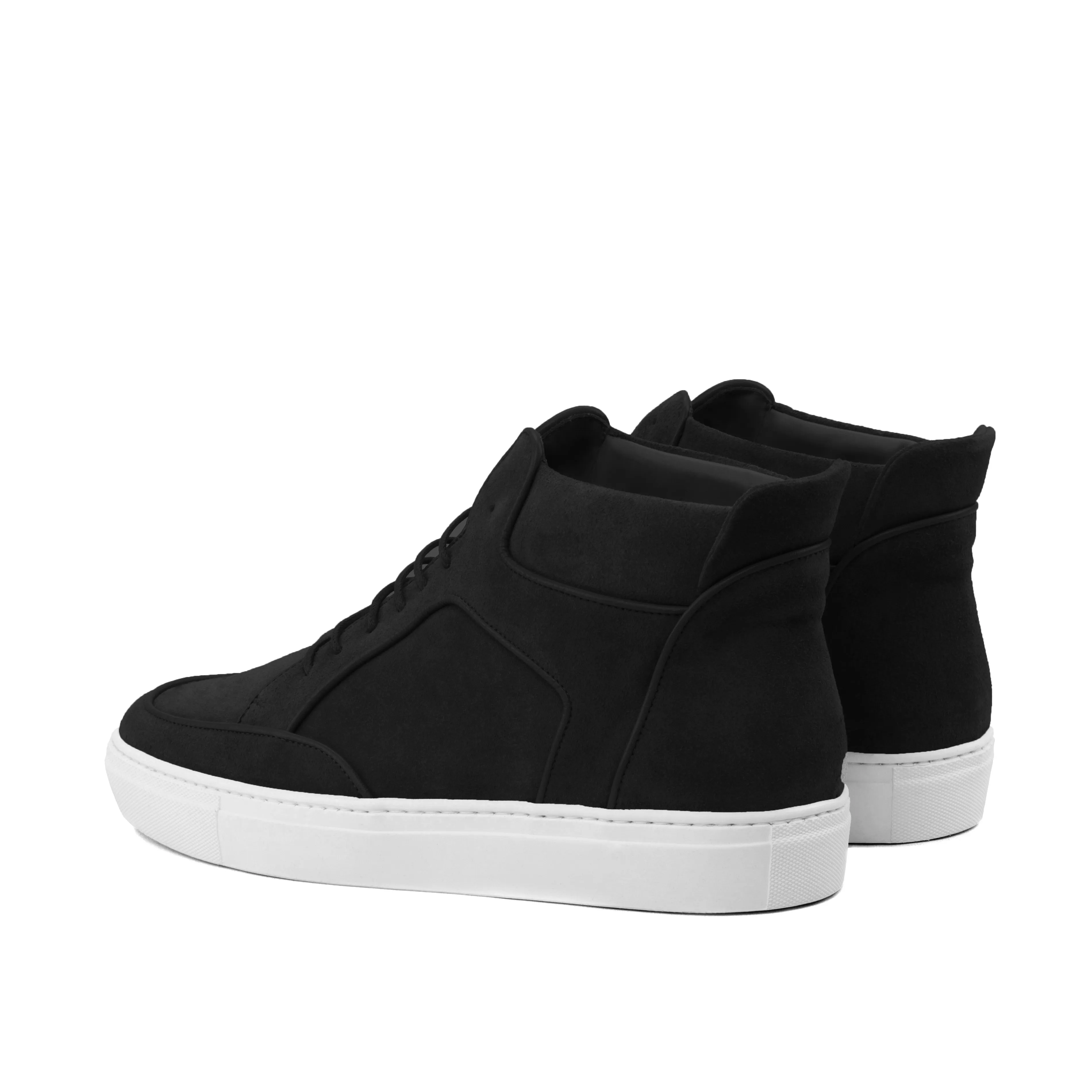 Courtside High Top • Black Suede
