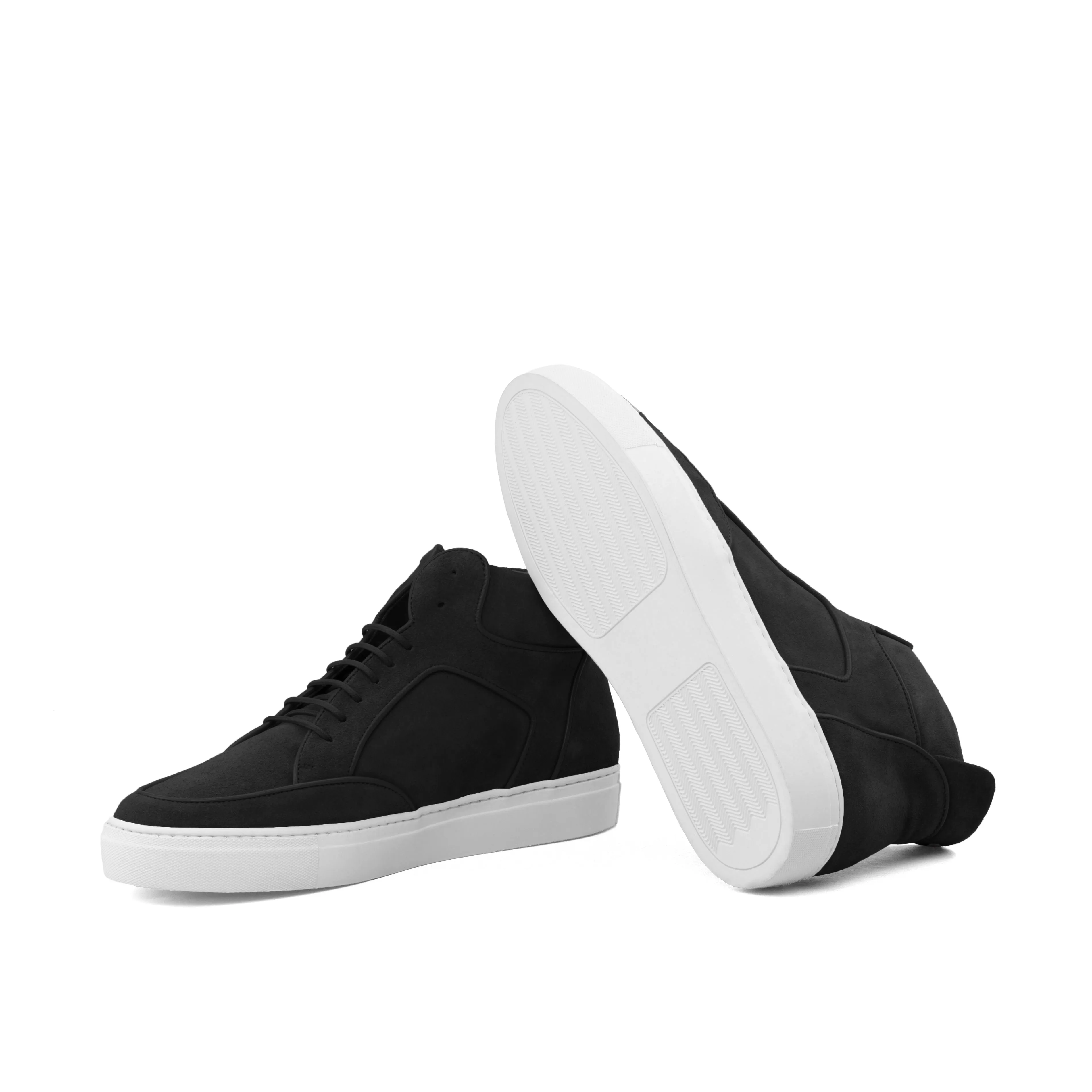 Courtside High Top • Black Suede