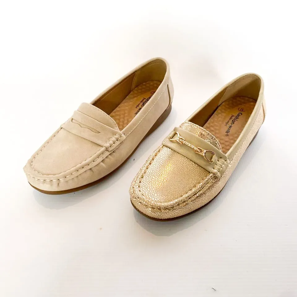 Cushion-Walk gold comfort moccasin