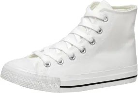 CUSHIONAIRE Women's Vance high top Canvas Sneaker  Memory Foam