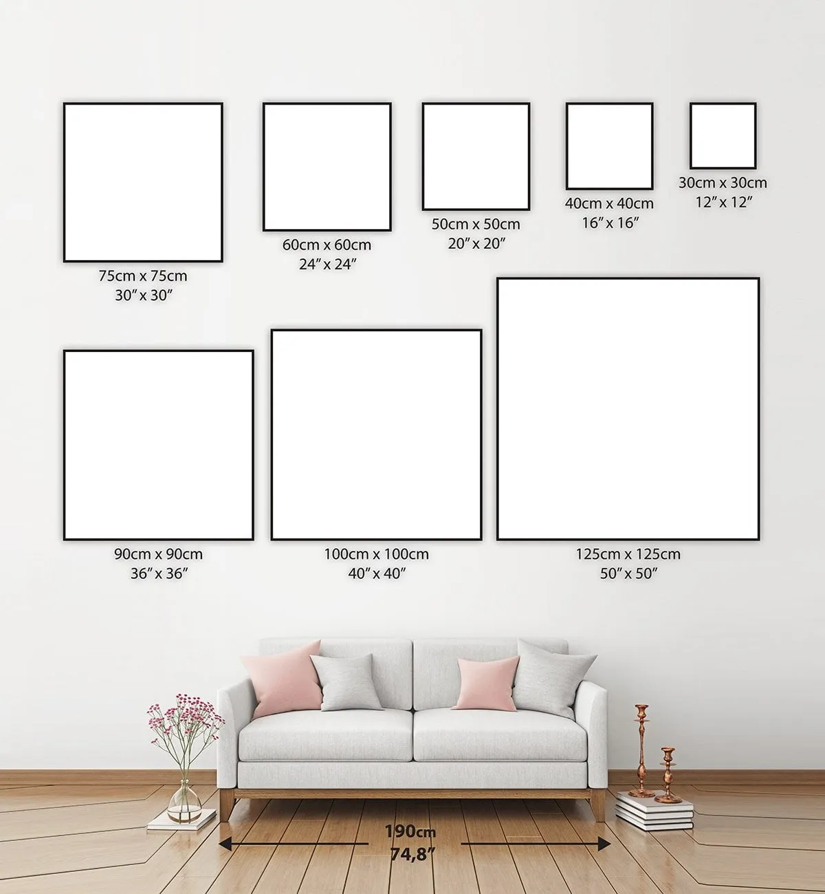 Cute Llama  | Canvas Wall Art Print