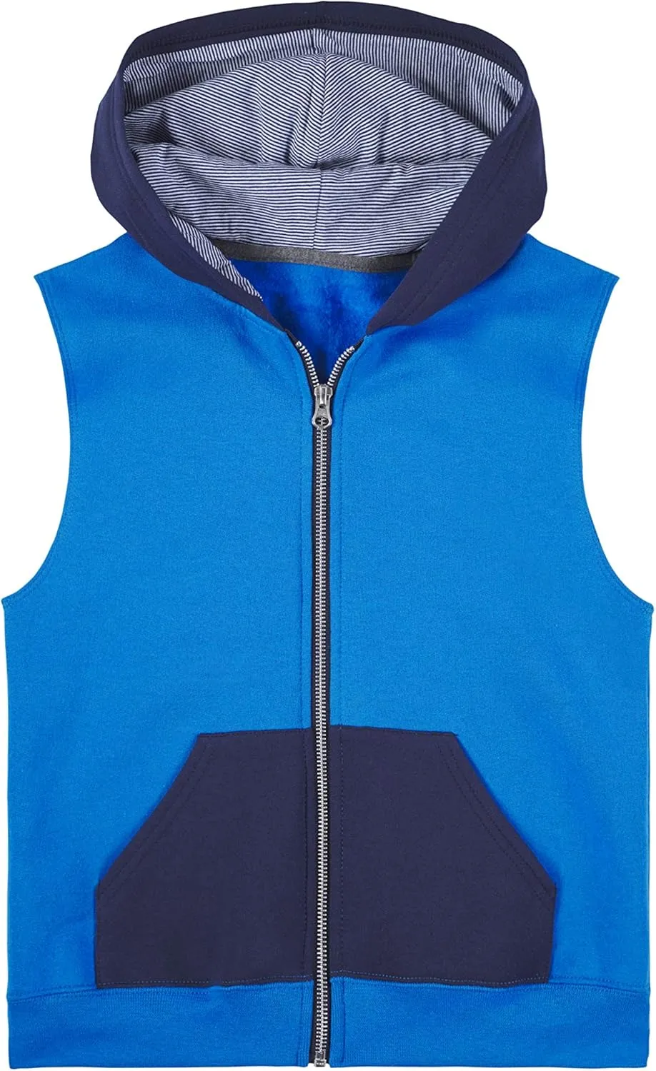 Fruit of the Loom boys Fleece & Sweatpants Vest, Vest - Pacific Blue, Large US