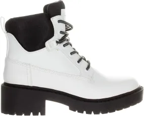 KENDALL   KYLIE Women's Weston Combat Boot White Size 5
