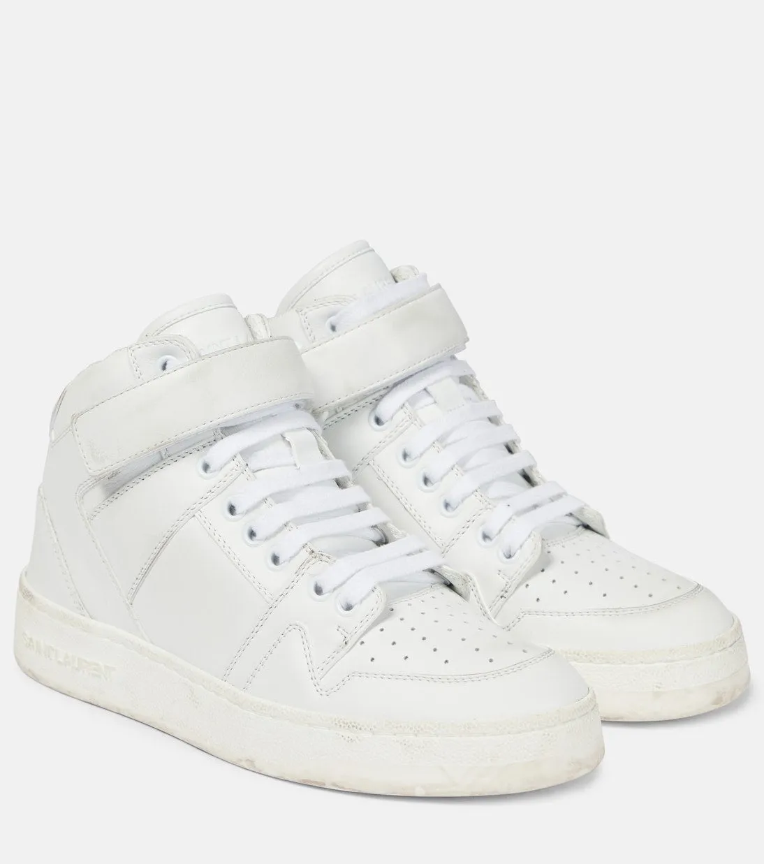 Lax sneakers in Saint Laurent leather, white