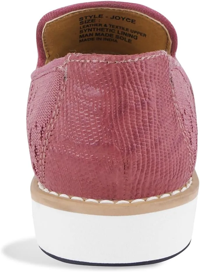 LIBERTYZENO Boys Lizard Print Textile & Leather Kids Slip on Dress Loafer Shoes for Easter Gift