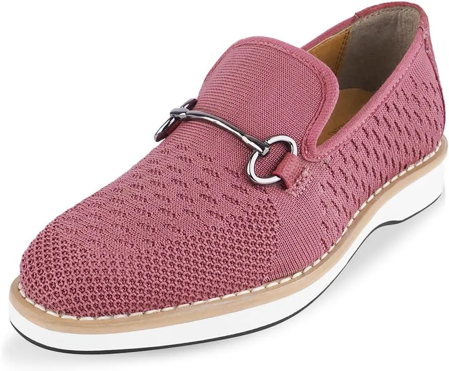 LIBERTYZENO Boys Lizard Print Textile & Leather Kids Slip on Dress Loafer Shoes for Easter Gift