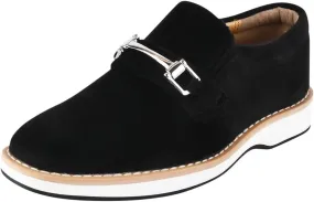 LIBERTYZENO Boys Velvet Kids Buckle Slip On Dress Loafer Shoes for Prom Graduation