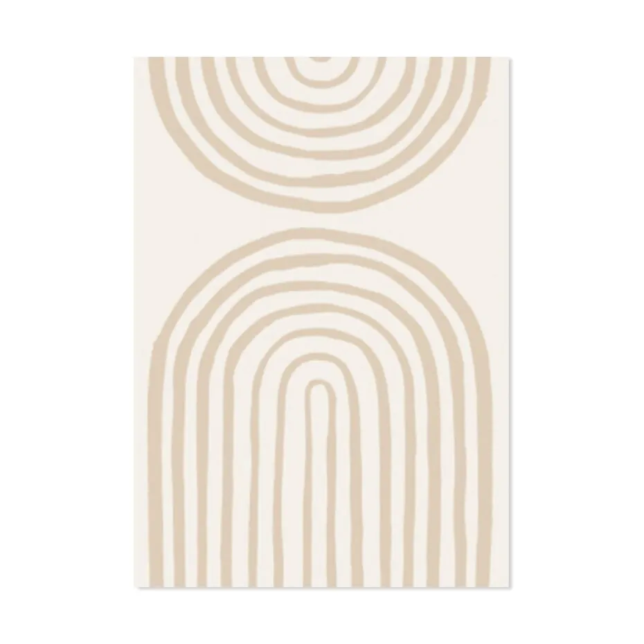 Light White Beige Terracotta Minimalist Abstract Gallery Wall Art Fine Art Canvas Prints Pictures For Modern Living Room Bedroom Art Decor