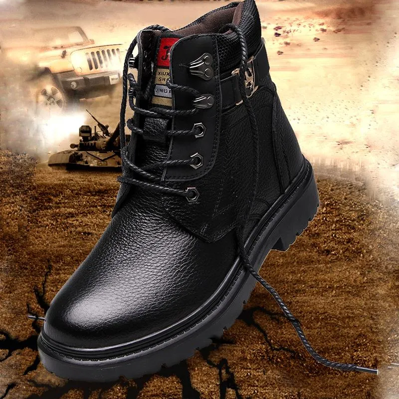 🔥Limited Time Offer 49% OFF🔥Men's autumn and winter British casual top layer cowhide Martin boots