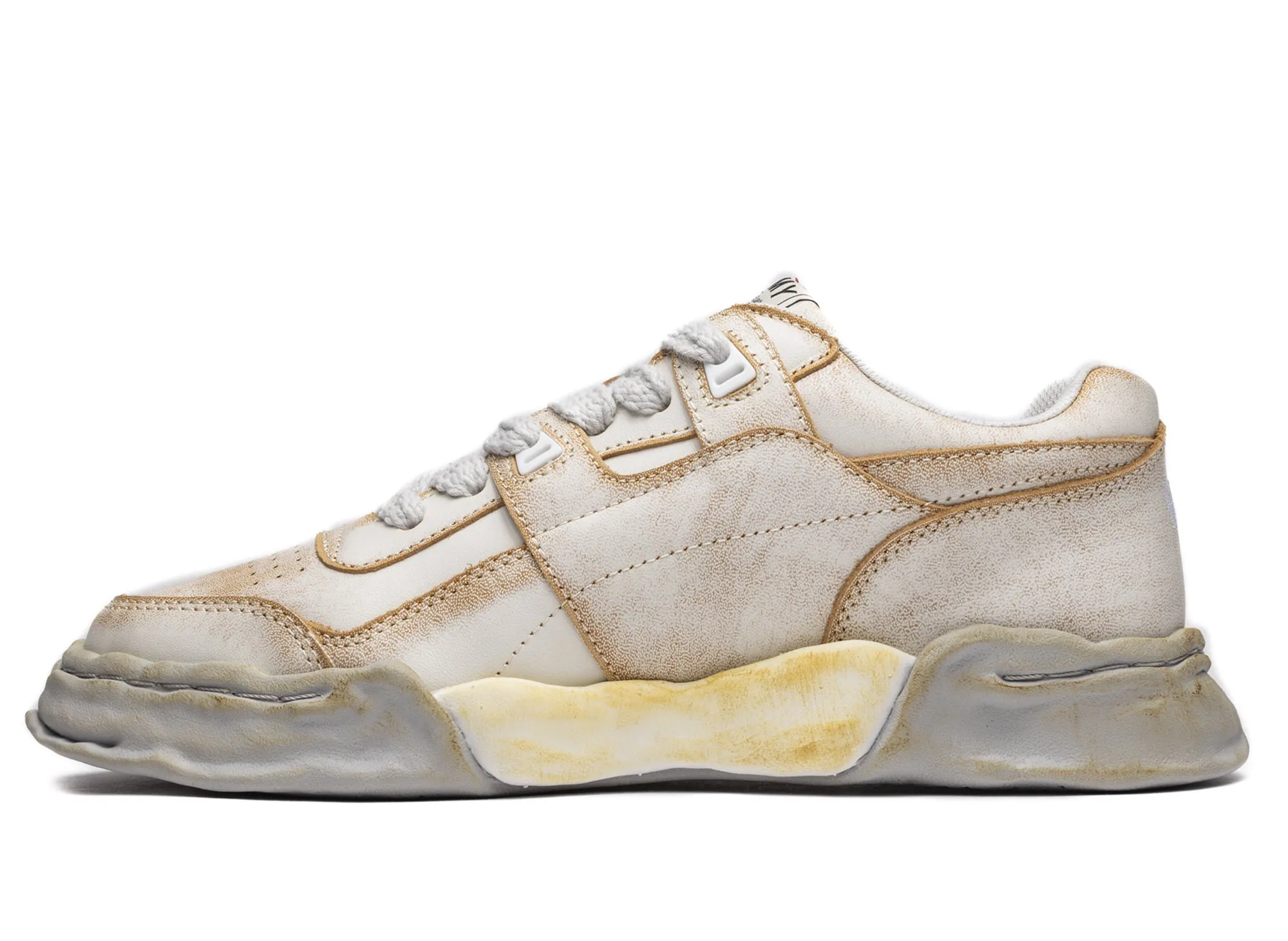 Maison Mihara Yasuhiro Leather Parker OG in White