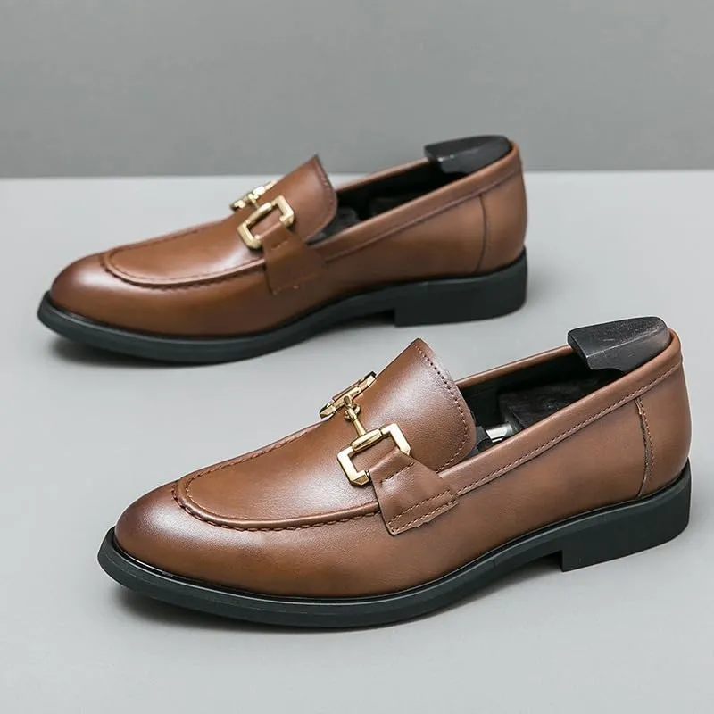 Men's Dress Slip-on Classic Loafers Formal Shoes for Daily Walking Business Shoes