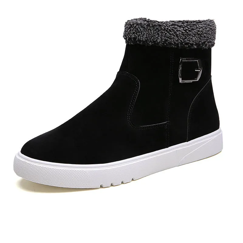 Men's Martin Boots Winter plus Size Sports Low-Cut Cotton Boots