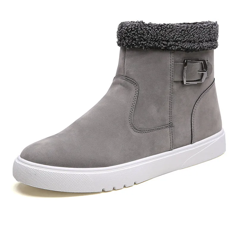 Men's Martin Boots Winter plus Size Sports Low-Cut Cotton Boots