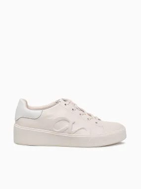 Morrison Logo White White leather