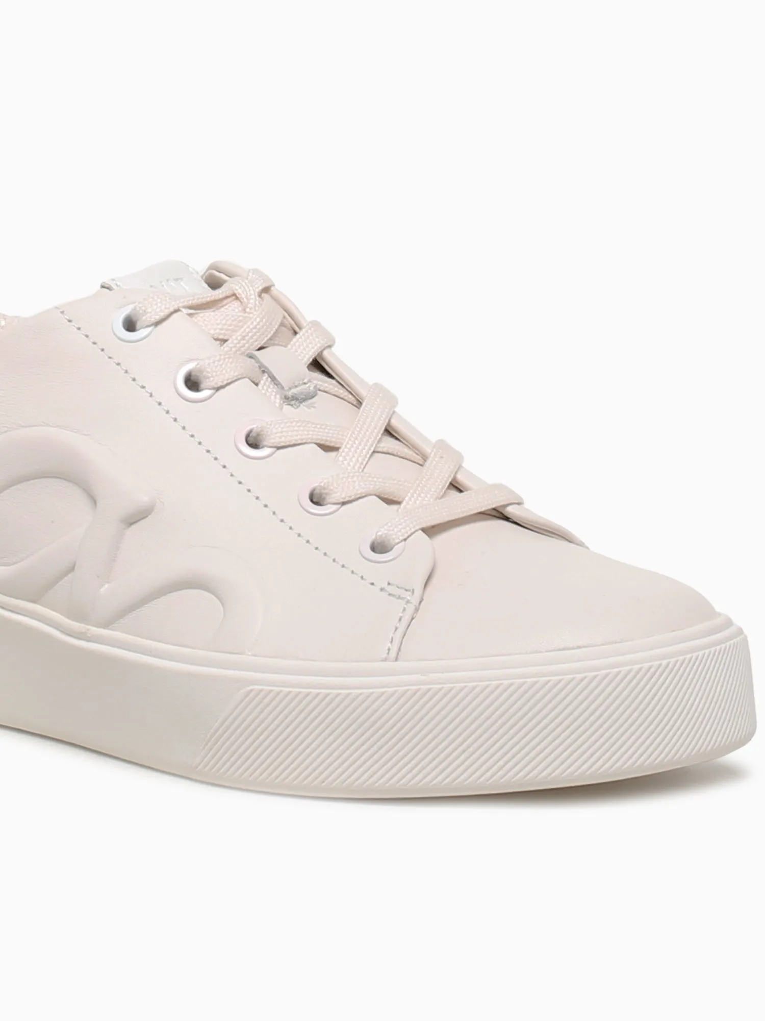 Morrison Logo White White leather