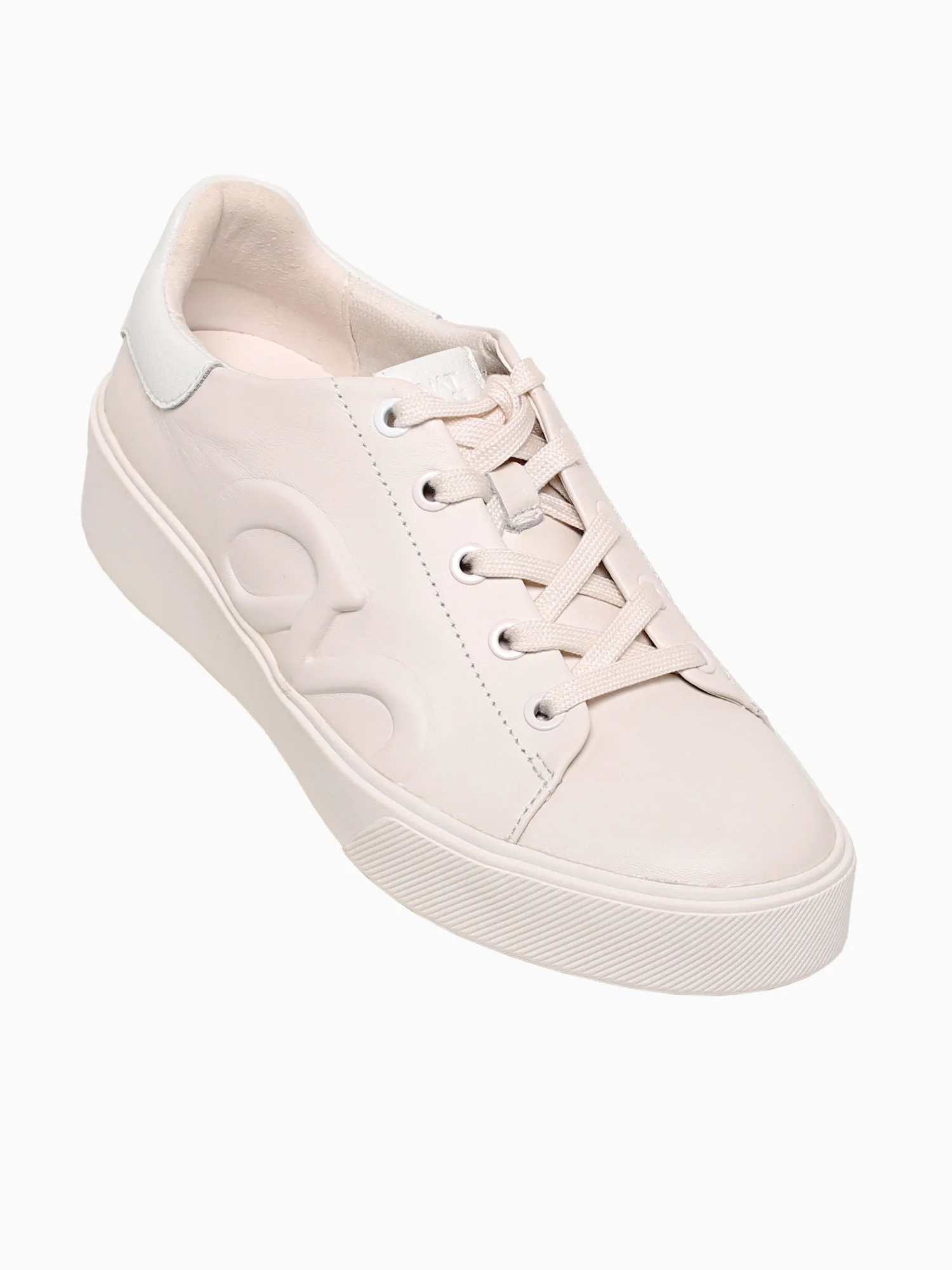 Morrison Logo White White leather