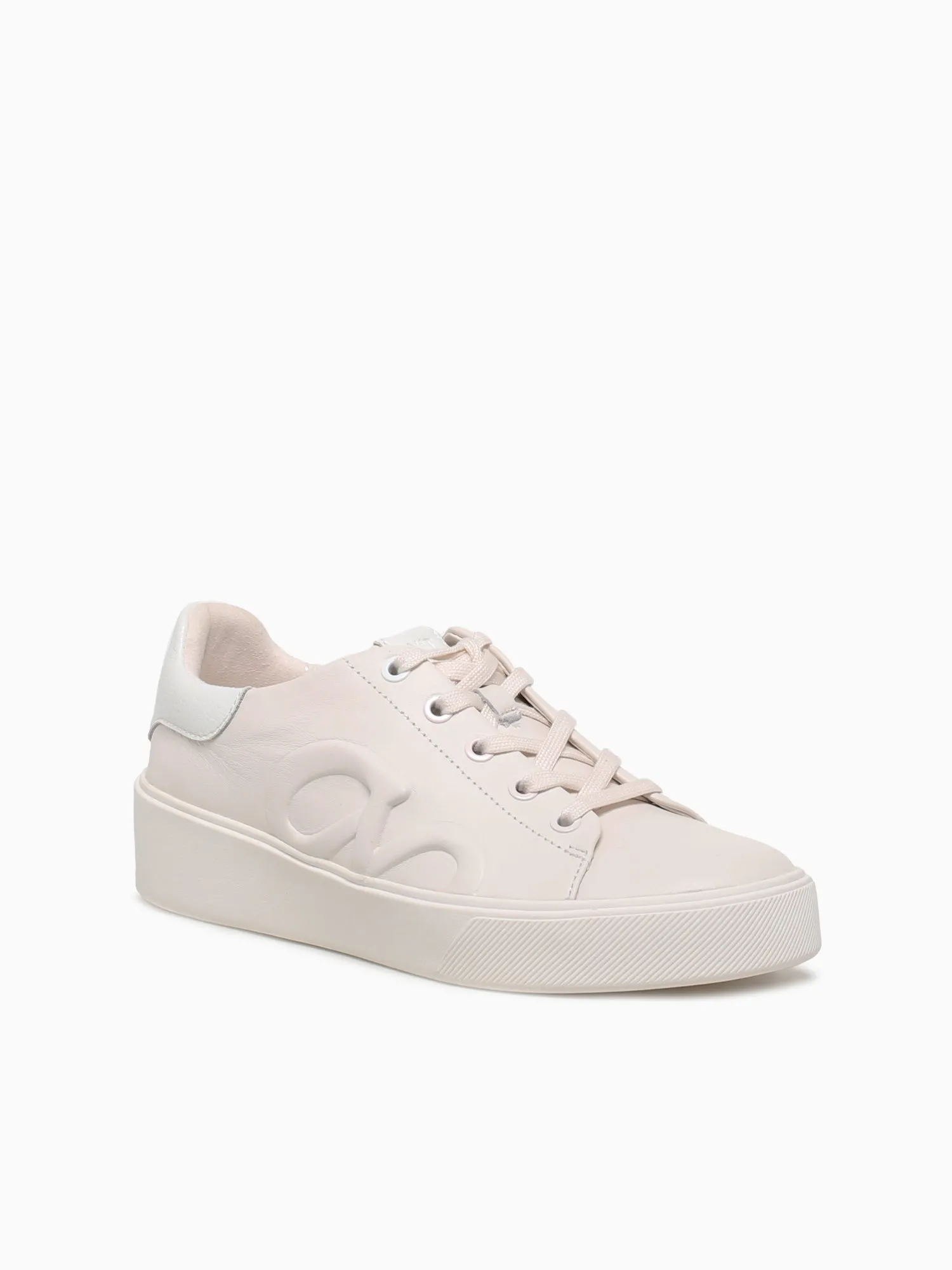 Morrison Logo White White leather