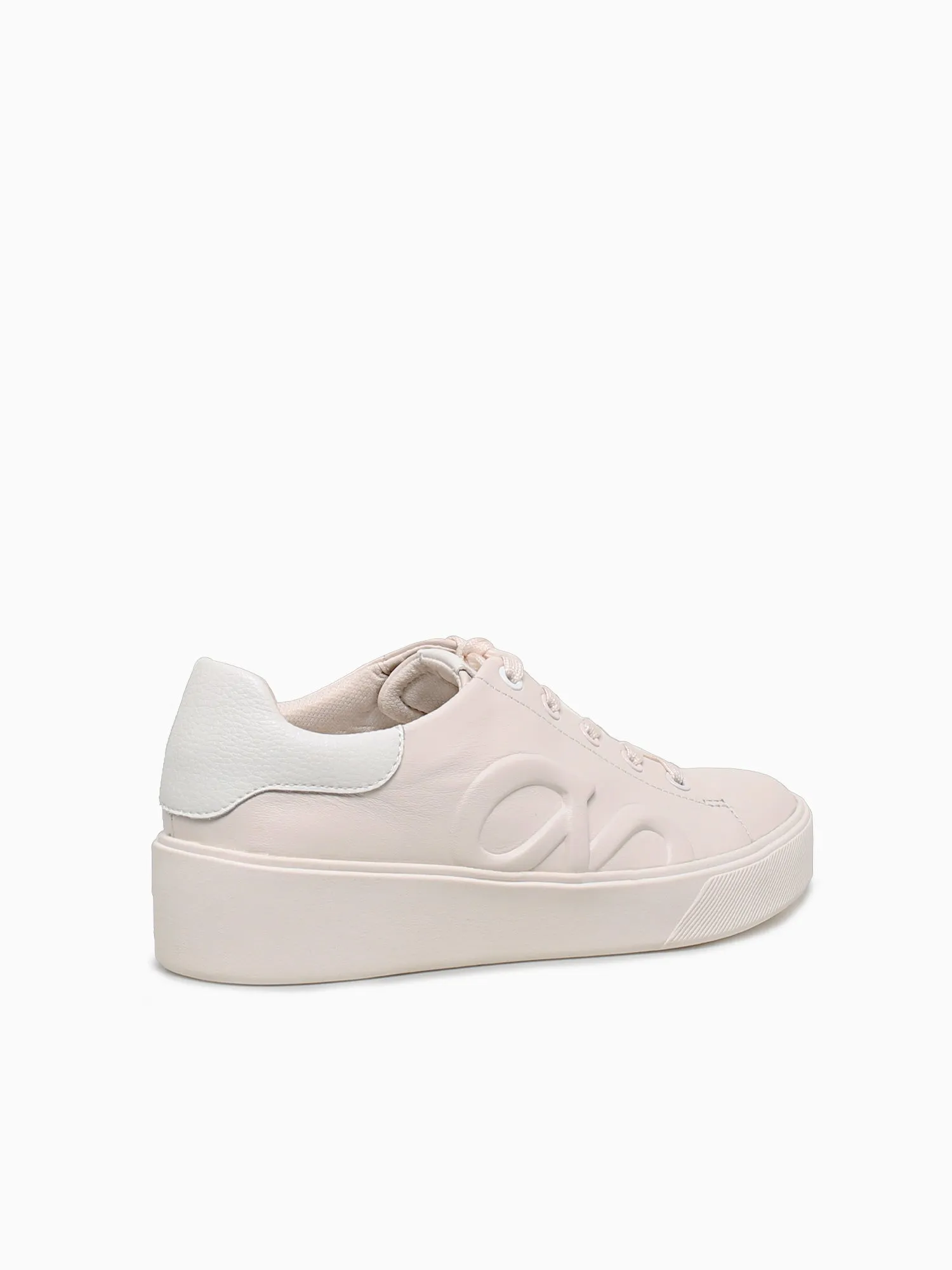 Morrison Logo White White leather