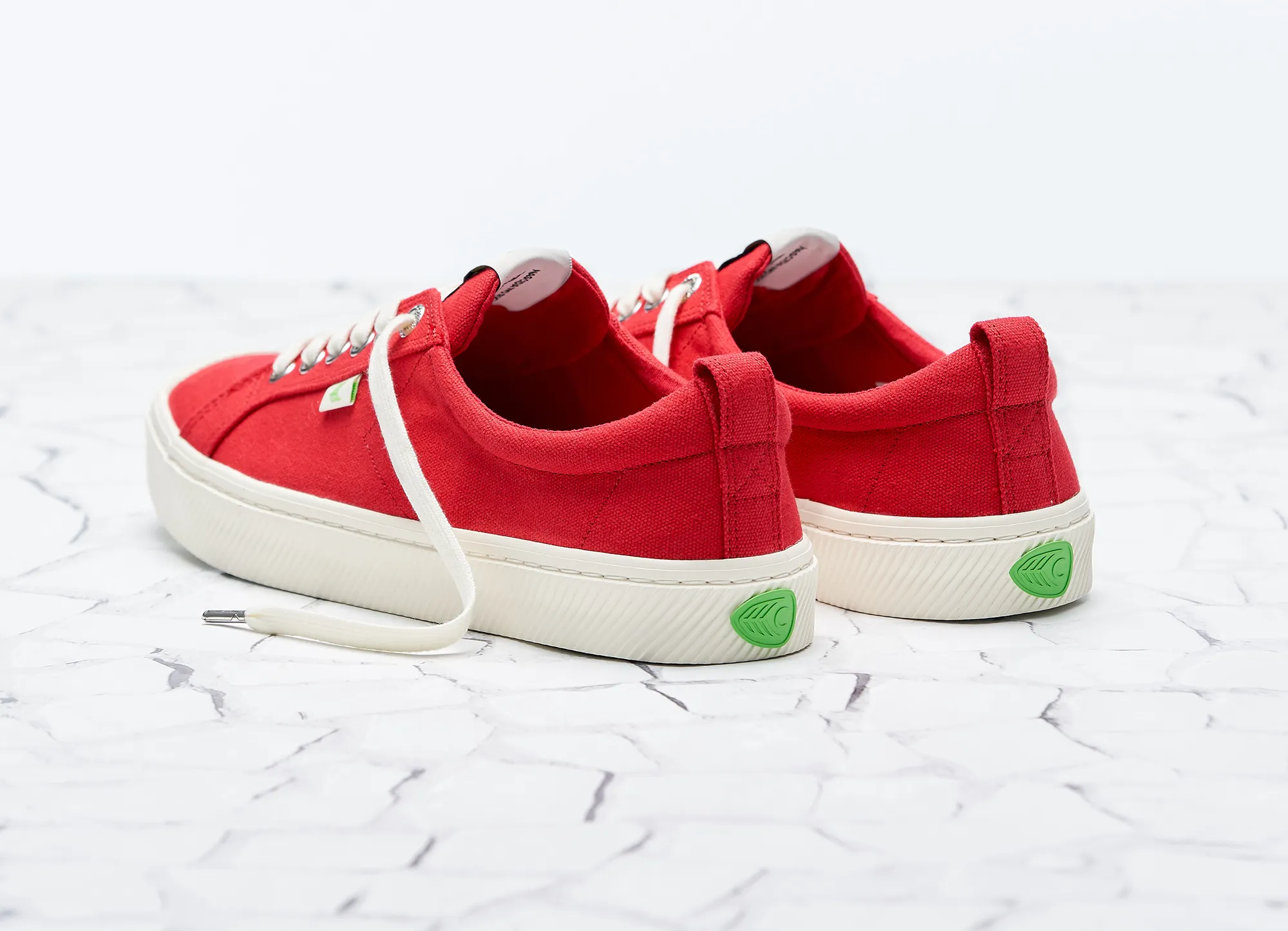 OCA Low Red Canvas Sneaker Men