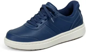 Orthofeet Women's Orthopedic Leather Wander Hands-Free Sneakers