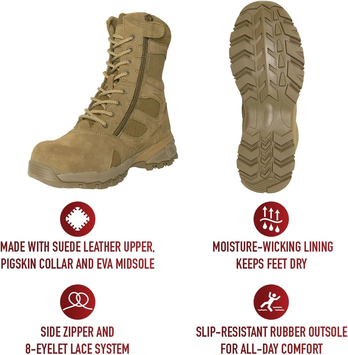 Rothco Men's V-Max Lightweight Tactical Boot