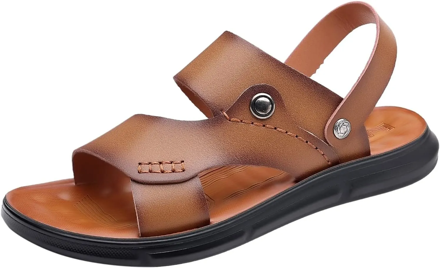 Sandals Men Beach Sandal Waterproof Sport Sandals Wide for Men Comfortable Outdoor Beach Shoes
