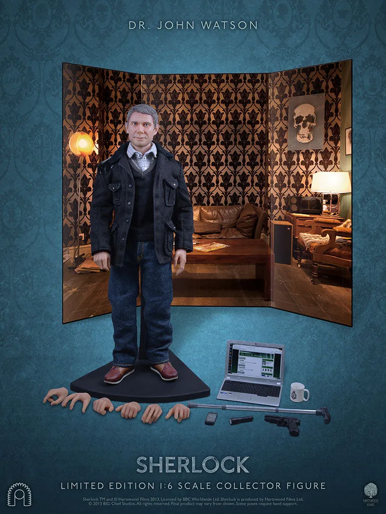SHERLOCK: Dr JOHN WATSON - figurine articulée 1/6 30 cm