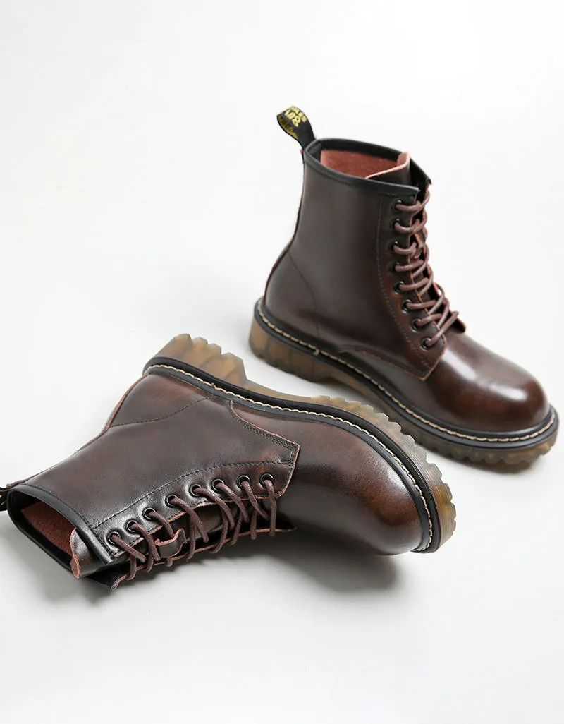 Smooth Lether Classic Martin Boots for Women 34-41