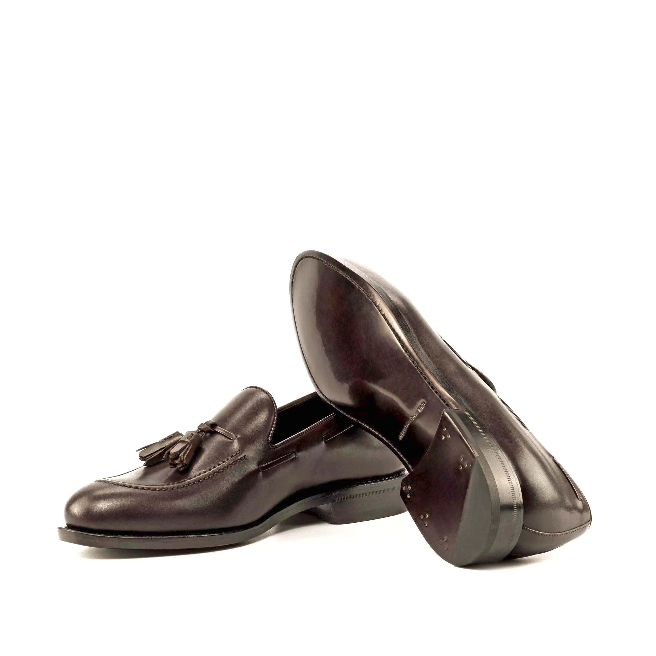 Tassel Loafer dark brown box calf