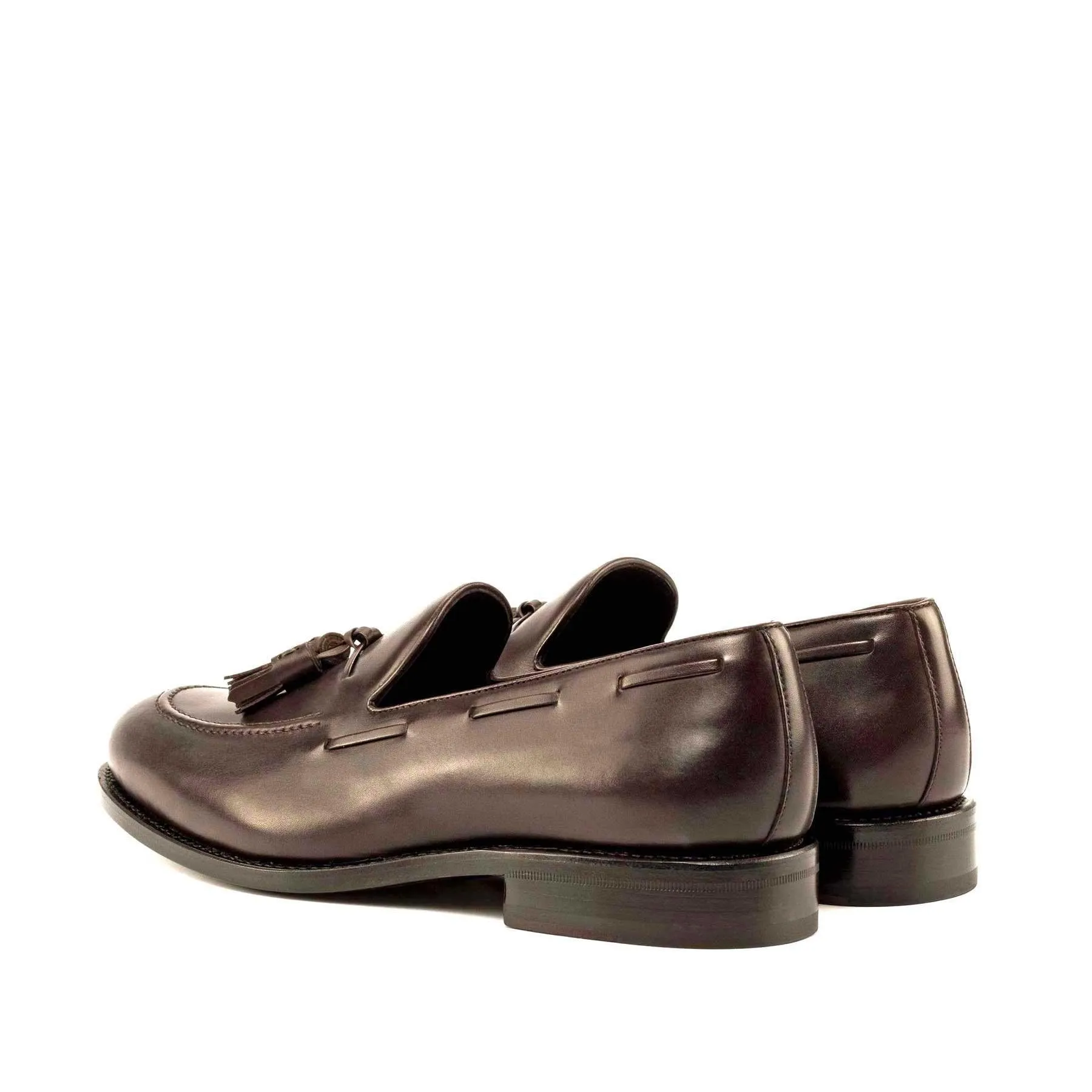 Tassel Loafer dark brown box calf