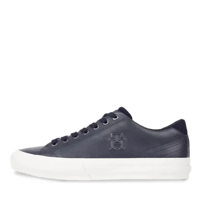 Tommy Hilfiger Th Hi Vulc Street Low Lth Prem Sneakers Men FM0FM04818-NVY