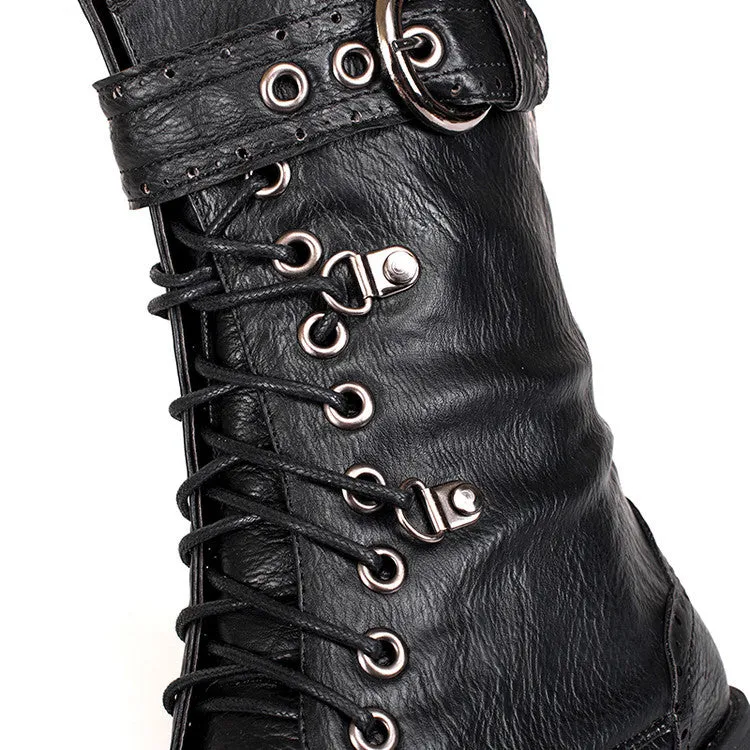 Wenkouban Martin brown Boots Women's Boots British Style Autumn and Winter New Thick Bottom Belt Buckle Short Boots