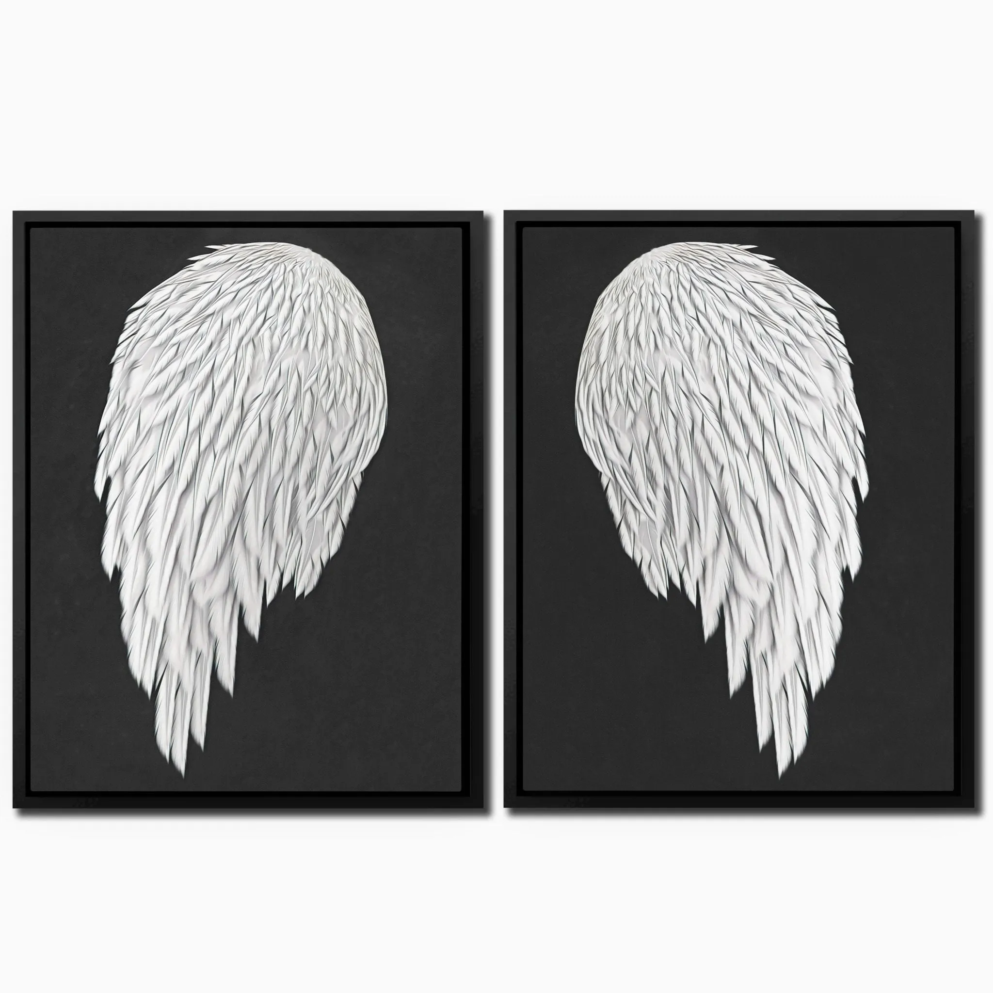 White Angel Wings 2 Piece Set