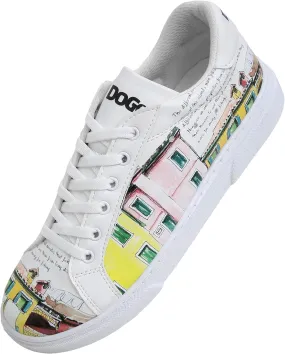 White Sneakers for Women - Handmade Women's Fashion Sneakers, Vegan Leather and Unique Design, Comfortable Shoes for Women, Ace Sneakers